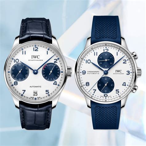 iwc portugieser automatic blue dial|iwc portugieser tourbillon.